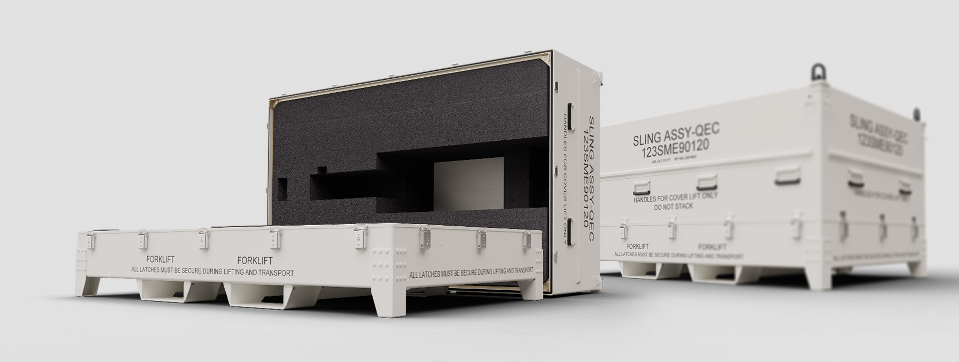 DESAPRO STANEX Aluminum shipping & military transit case