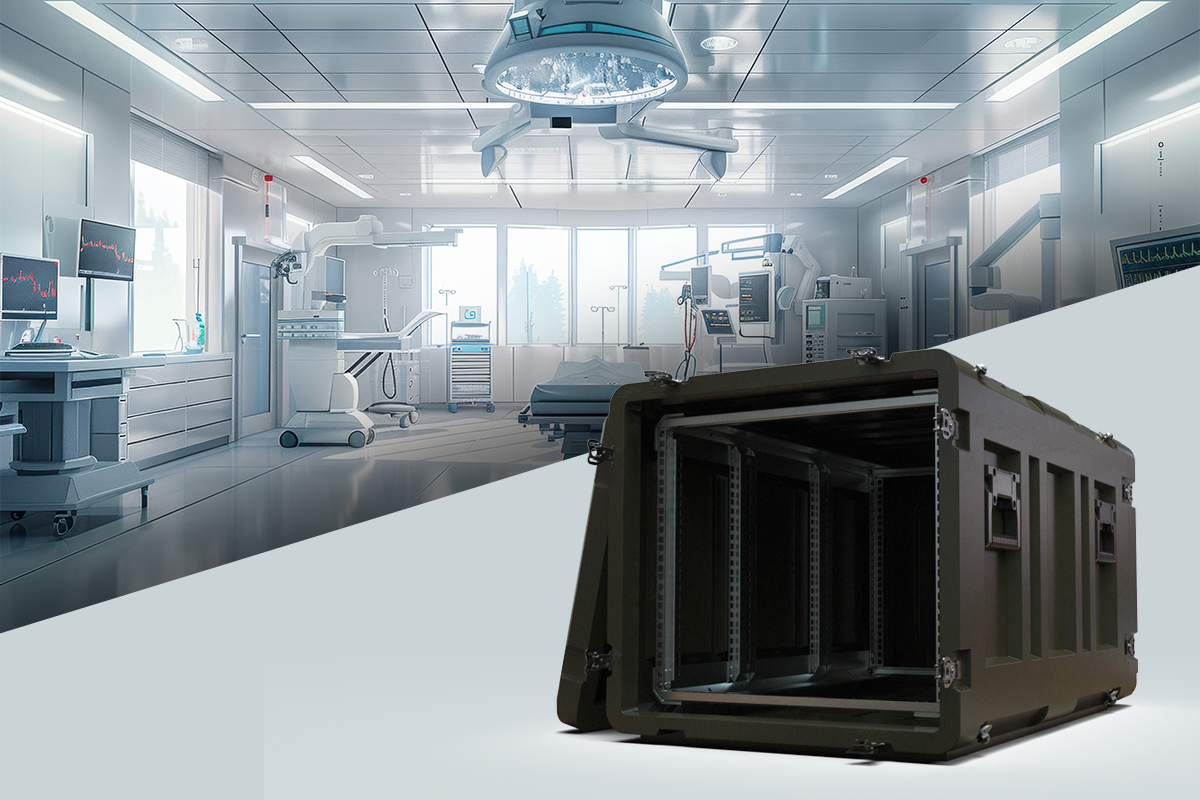 DESAPRO ROTEX Rotomold Rackmount Case for Medical Applications