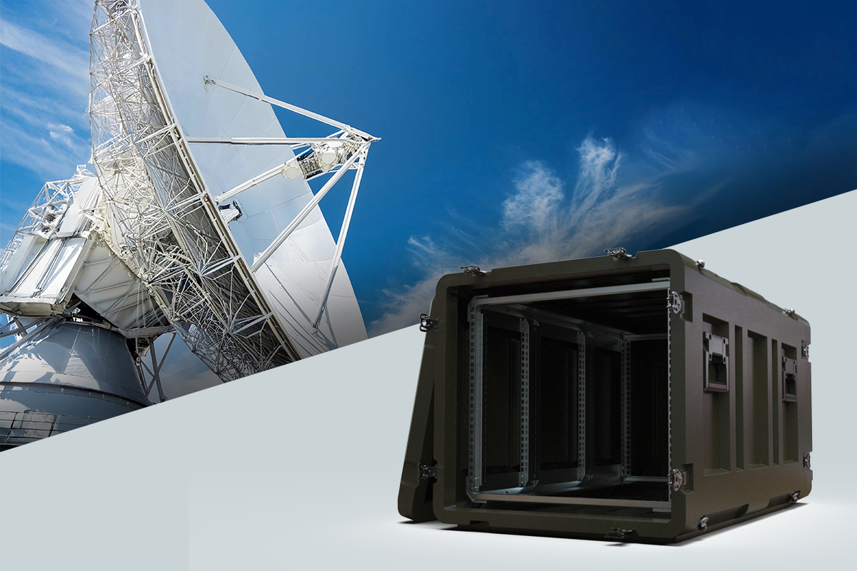 DESAPRO ROTEX Rotomold Rackmount Case for Satellite Applications