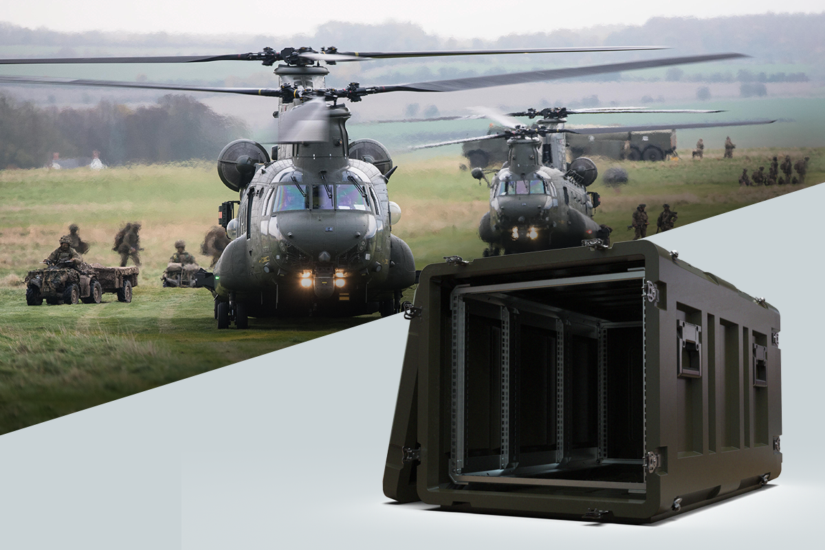 DESAPRO ROTEX Rotomold Rackmount Case for Test and Ground Support Systems Applications