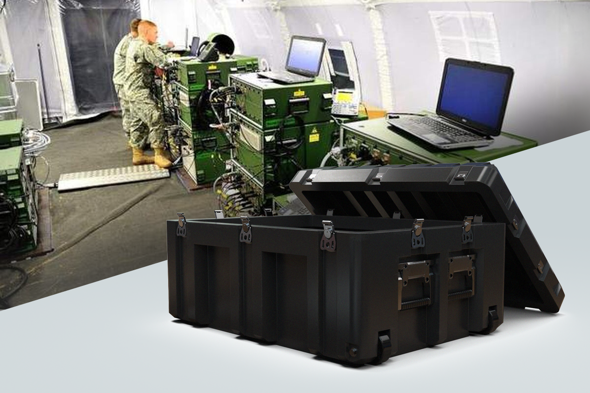 DESAPRO ROTEX Rotomold Transport Case for Communications/C5ISR Applications