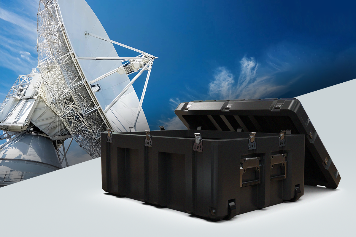 DESAPRO ROTEX Rotomold Transport Case for Satellite Applications