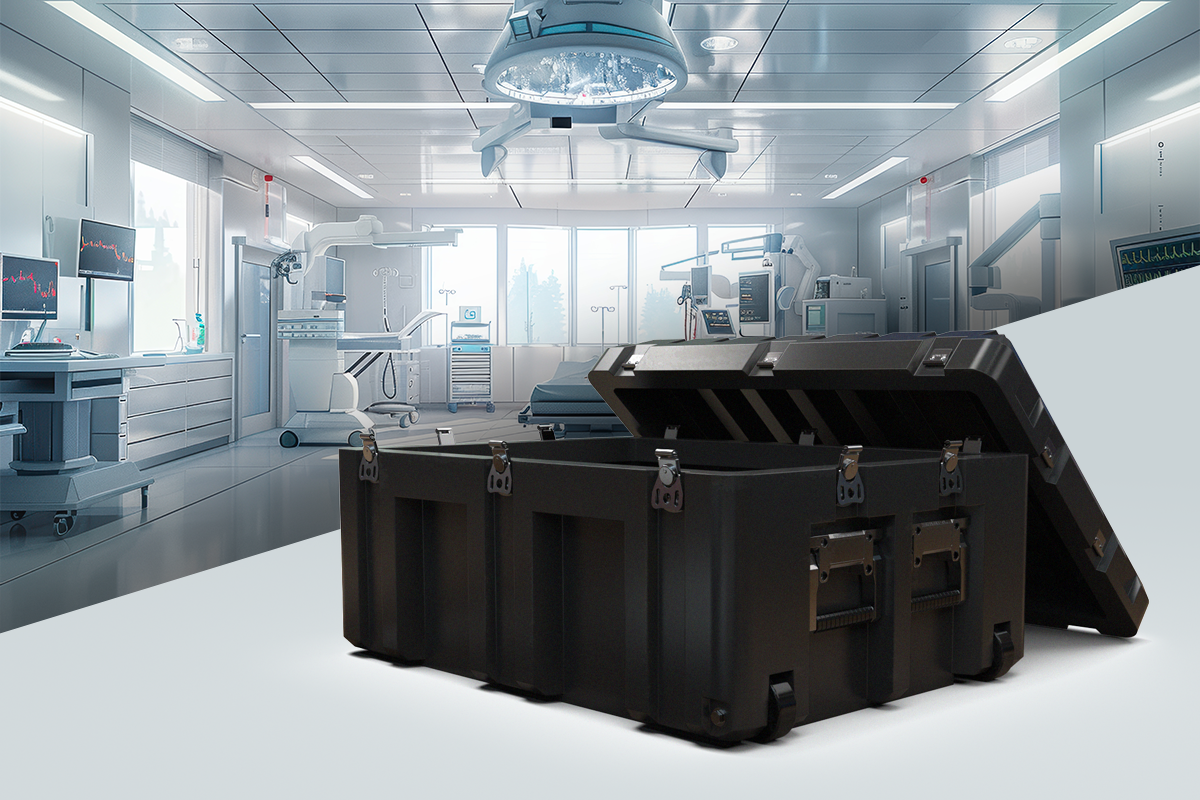 DESAPRO ROTEX Rotomold Transport Case for Medical Applications