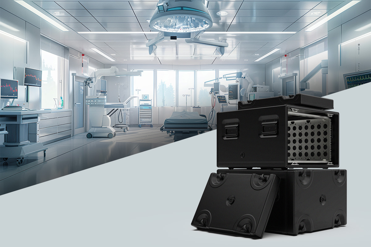 DESAPRO MILEX Shielded Rackmount Case for Medical Applications