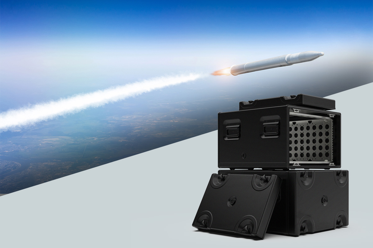 DESAPRO MILEX Shielded Rackmount Case for Missile and Tracking Applications