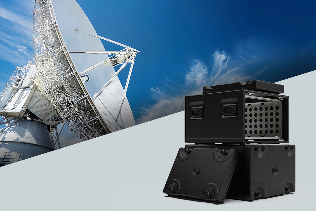 DESAPRO MILEX Shielded Rackmount Case for Satellite Applications
