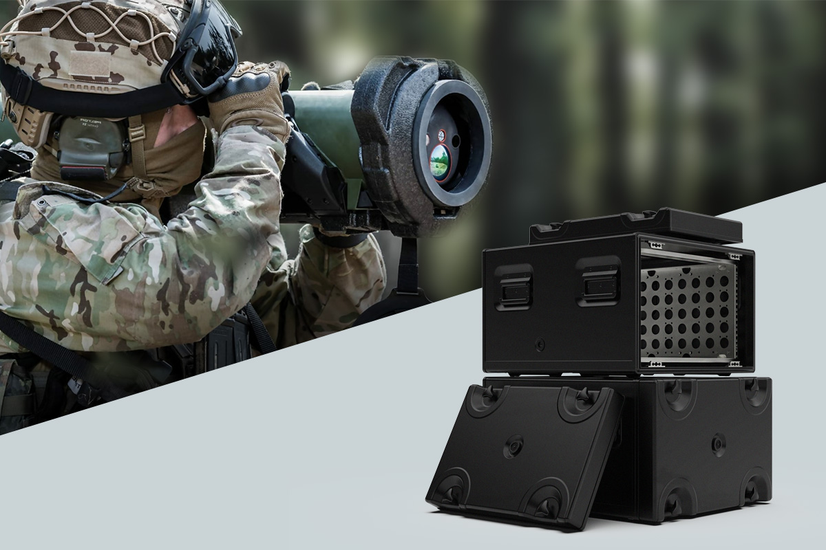 DESAPRO MILEX Shielded Rackmount Case for Training and Simulation Applications